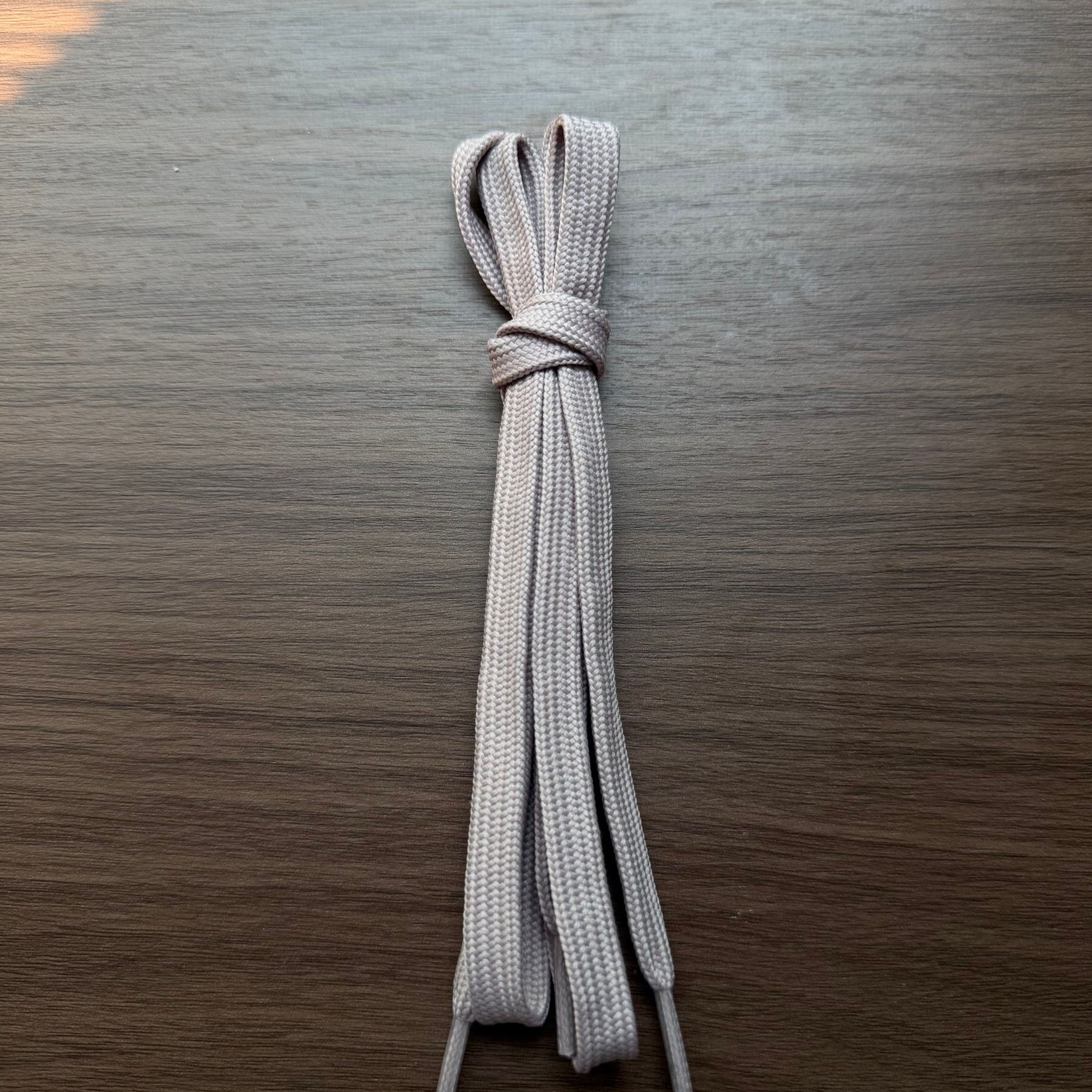 Flat Solid-Color Nylon Ribbon Shoelaces photo 5