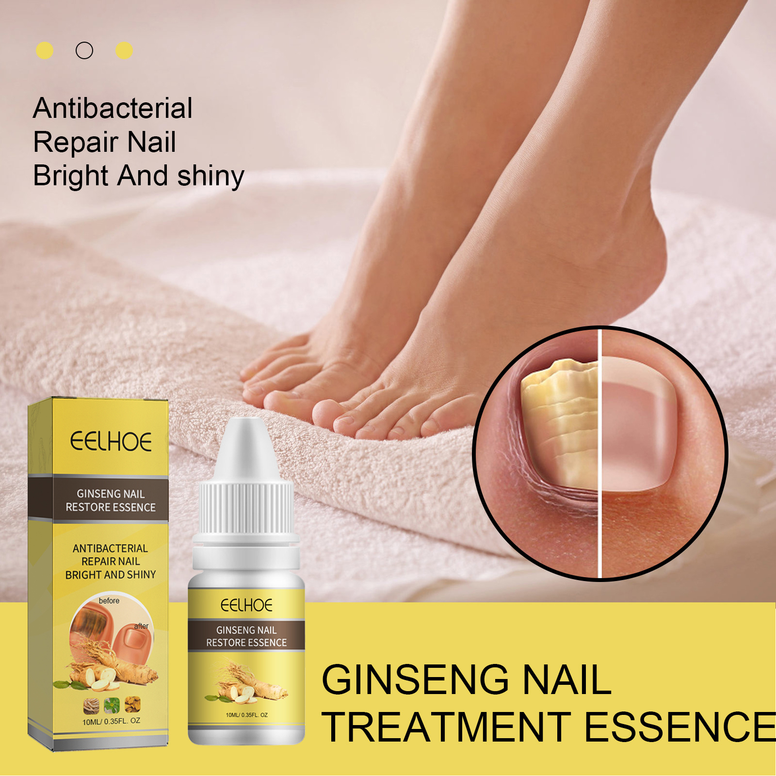 Ginseng Nail Essential Oil 10ml-box photo 2