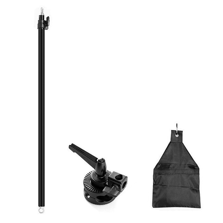 Studio Photo Video Light Stand Telescopic Boom Arm Holder 360 With Sandbag -UK photo 3