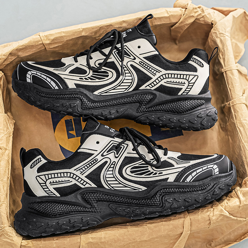 2026 Summer New Men's Shoes, Versatile Breathable Mesh Casual Sneakers For Students, Trendy Dad Shoes Running Footwear For Teens photo 1