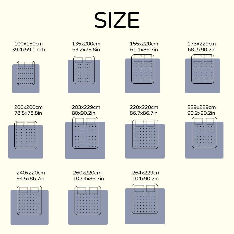 1PC Reversible Sherpa Comforter, Ultra Warm Thick Plush Bedding Quilt For Cold Winter photo 2