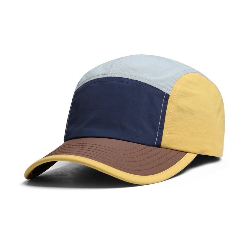 Japanese-style Vintage Quick-drying Multi-color Reflective Baseball Cap With Five-piece Workwear Design For Outdoor Climbing, Water Resistance And Sun Protection photo 3