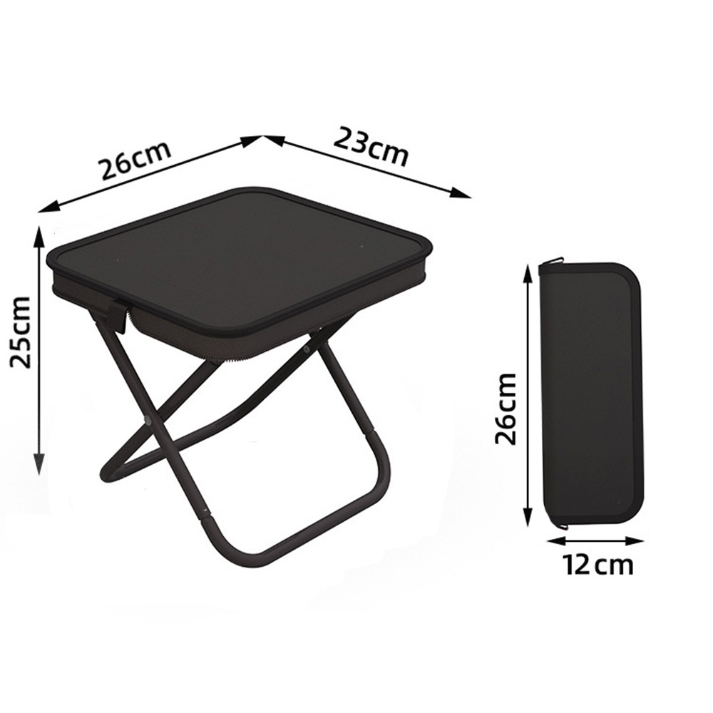 Portable Foldable Camping Stool Chair Small Handbag Style Folding Outdoor Stool, Student Stool, Queue Essential, Picnic Stool & Train Stool photo 3