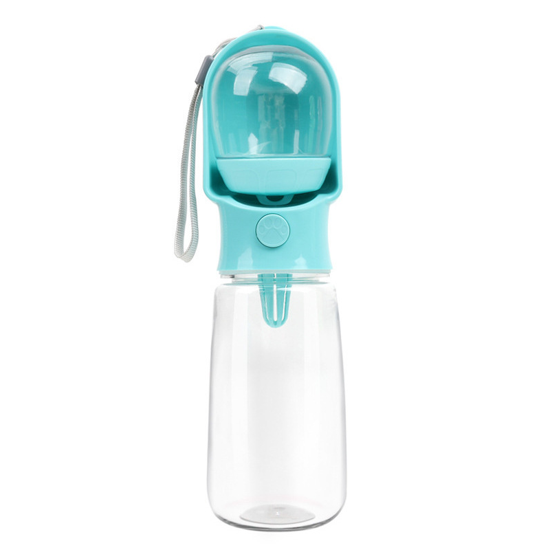 Leak Proof Portable Dog Water Bottle With Bowl  Travel Pet Water Dispenser For Walking & Hiking  Food Grade Plastic  Choose From 3 Colors photo 5