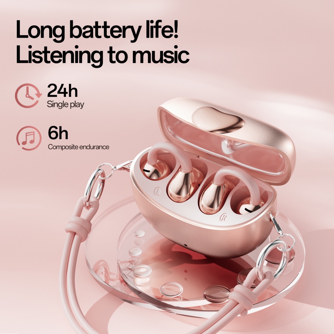 Cross-border ECommerce Explosion M106 Earphone Simple Love Clamp Earpack Mini Bag Wireless Bluetooth Headphones Wholesale photo 2