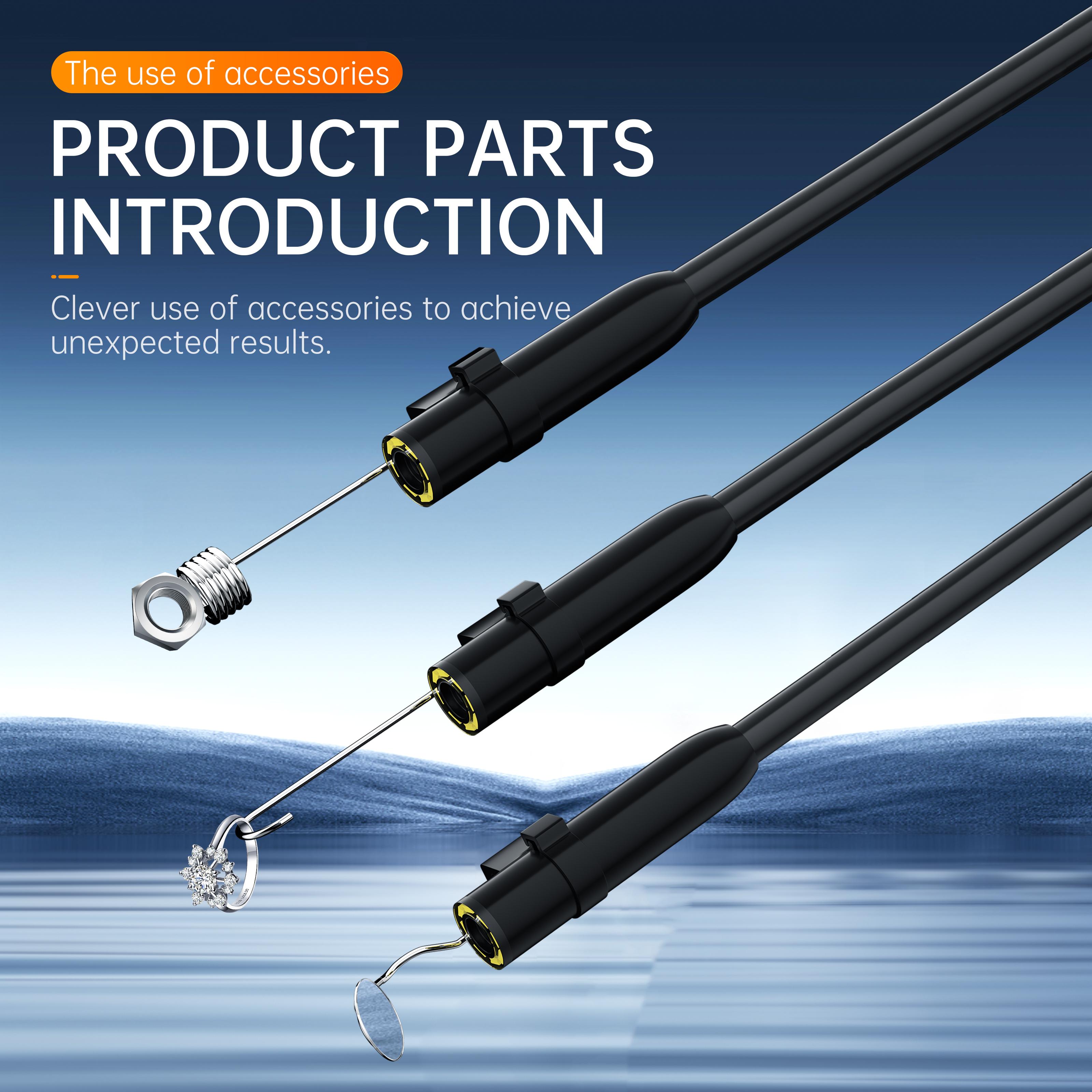 HD Waterproof Endoscope Camera  High-Brightness LED Lights  For Home Plumbing & Automotive Repair photo 4