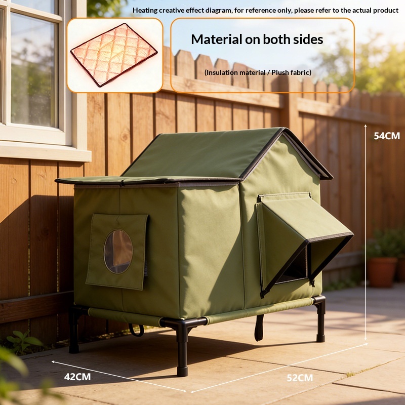 Cat Bed For Winter Warmth, Suitable For Outdoor Use In All Seasons, Heat-Retaining Small Dog Bed, Pet Supplies, Amazon Bestseller photo 4