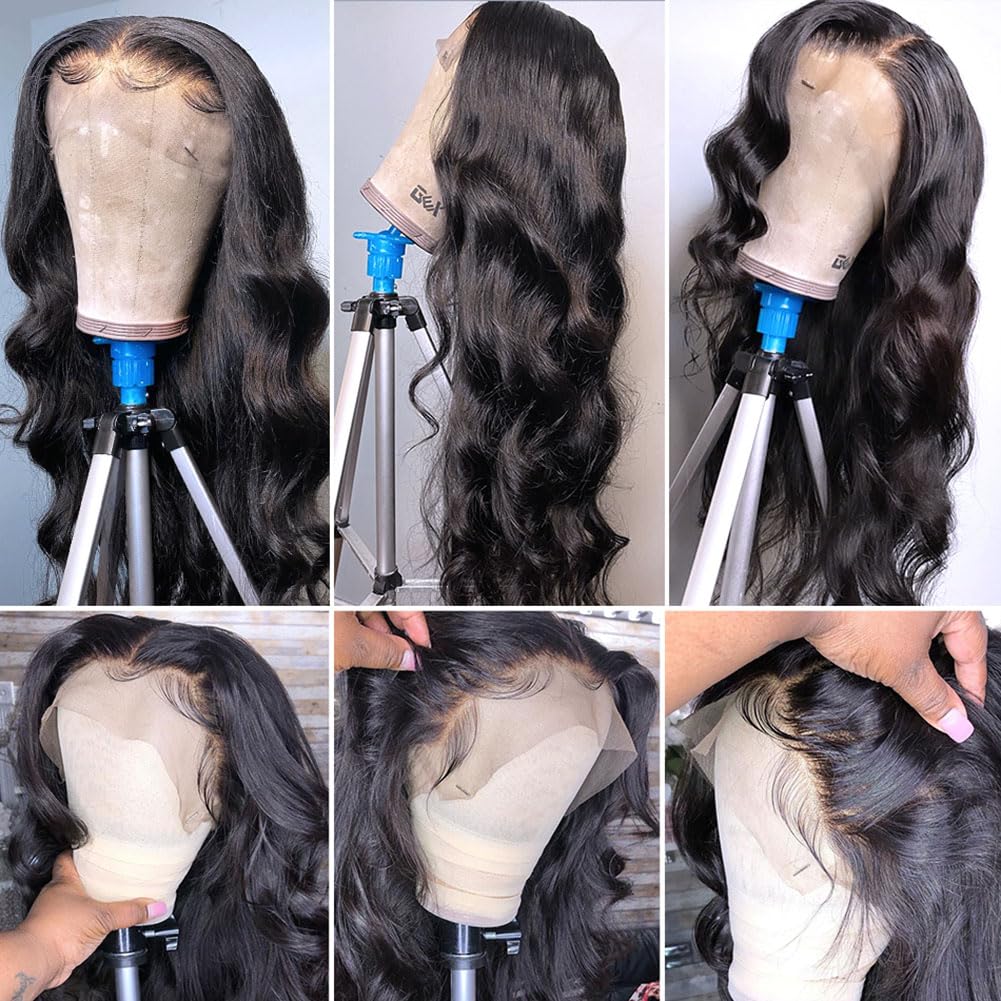 13x6 Lace Front Human Hair Wig Natural Color, Body Wave, Density photo 4