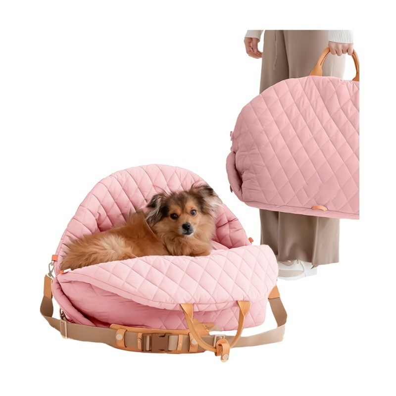 3-in-1 Cotton Multipurpose Pet Carrier & Car Seat. photo 5