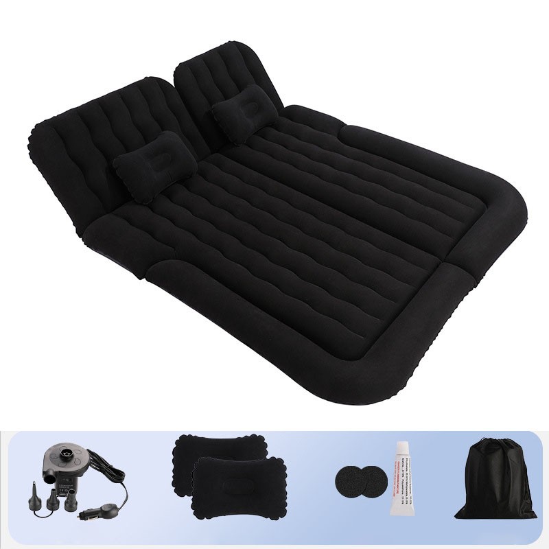 Car SUV Air Bed Sleep Travel Inflatable Mattress Seat Cushion Mat Camping W Pump photo 1