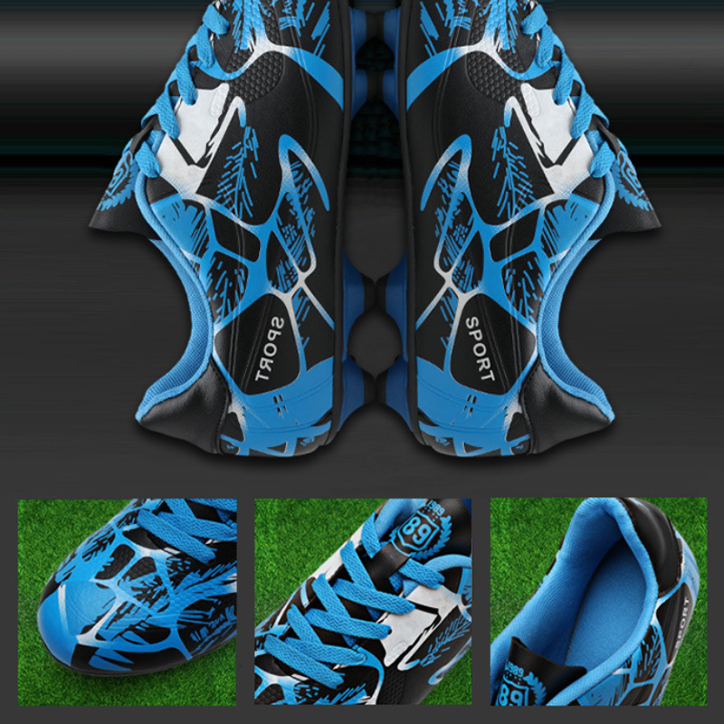 36-45 Football Shoes Sneakers Men Women,Low Top Spike Cleats Football Boots Youth Kids,Soccer Athletics Training Shoes Boys Girls,Unisex photo 8