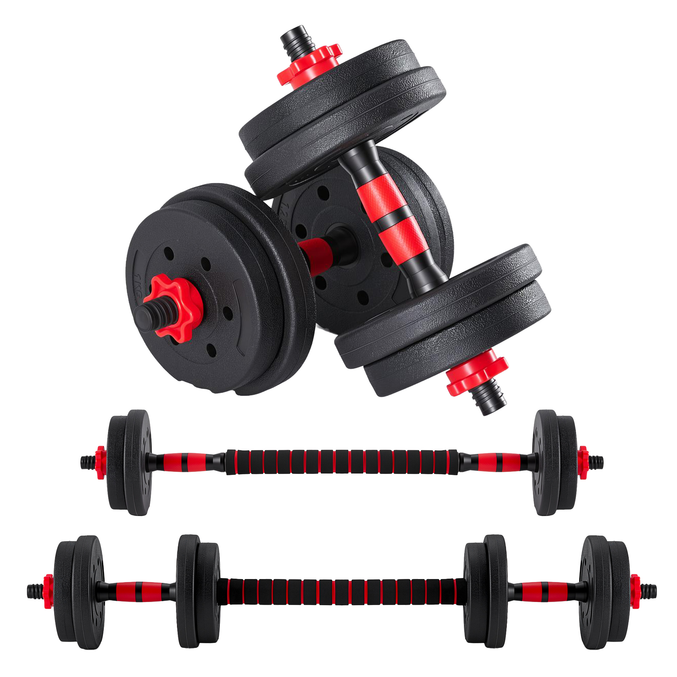 Adjustable Dumbbell Set, 20-40-60 Pounds, 5-in-1 Weight Combination photo 2