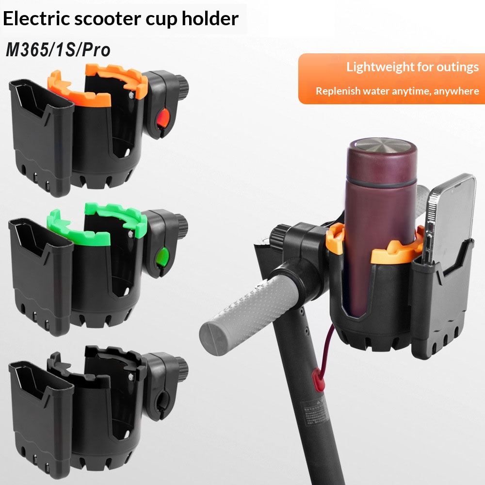 Electric Vehicle And Motorcycle Suitable For Xiaomi Scooter Water Cup Holder, Easy-To-Install Water Bottle Holder And Phone Holder Two-In-One photo 1