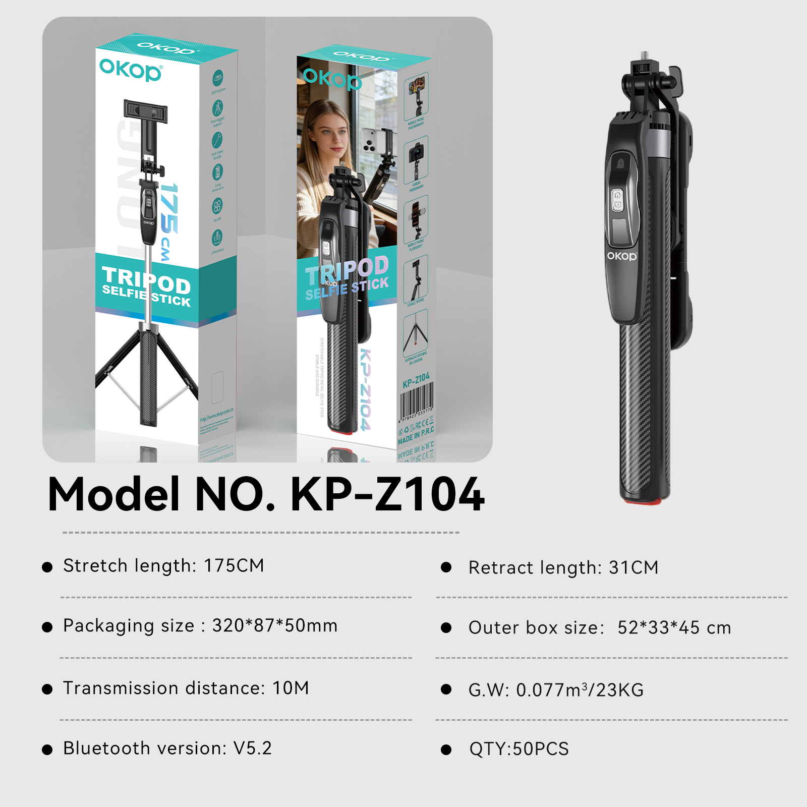 KP-Z Universal Handheld Smartphone Gimbal Stabilizer  Factory Source For Anti-Shake Selfie Stick Stabilizer photo 2