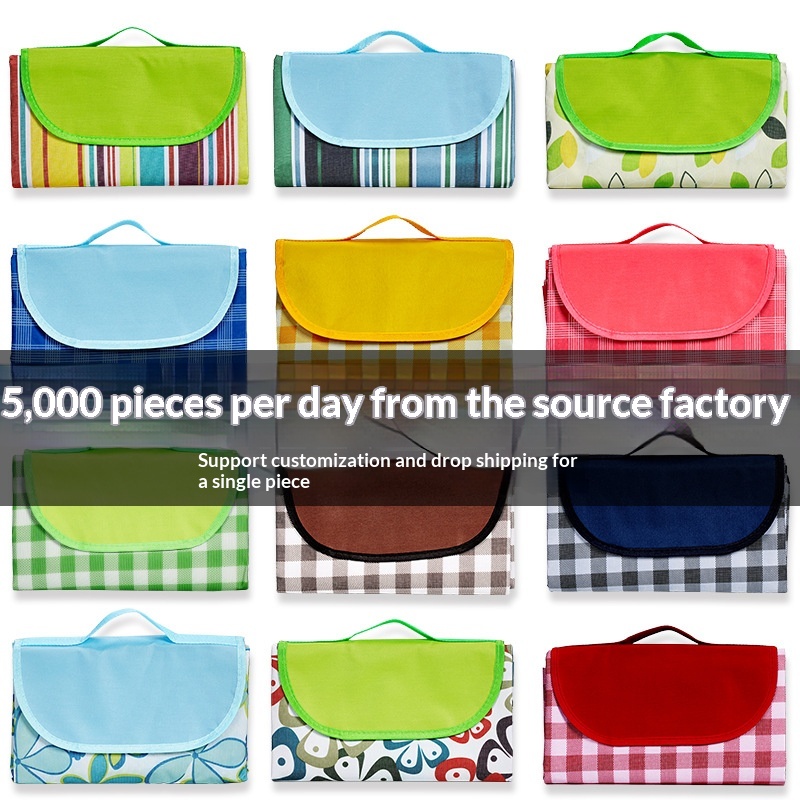 Picnic Mat Oxford Cloth Moisture-Proof Mat Picnic Cloth Outdoor Supplies Portable Waterproof Picnic Outing Tent Mat photo 1