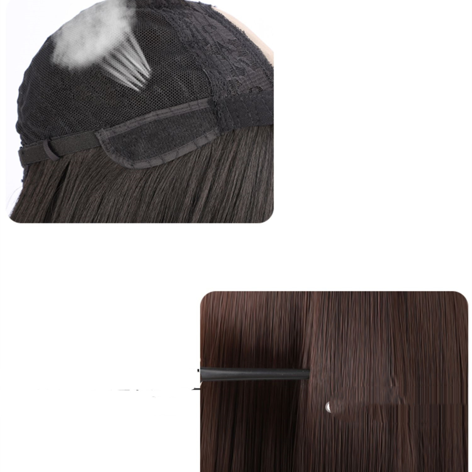 Princess Cut Wig Female Long Hair Simulation Net Red photo 5