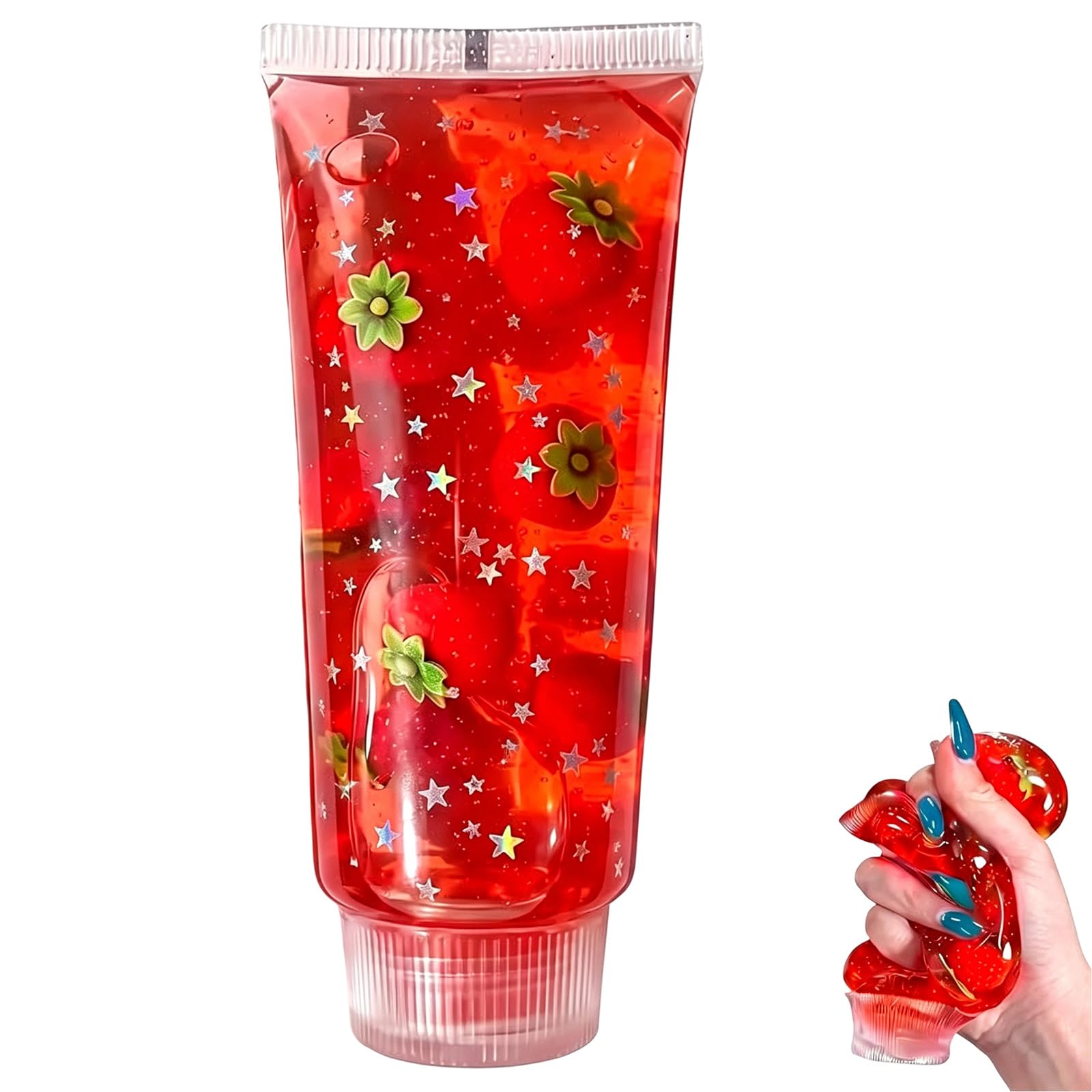 Toothpaste  Toys, Slow Rising Stress Relief Squeeze Toys For Adults Toothpaste-Shaped Squeeze Toys Help For Relax,Focus,Soft Flexible Elastic Rubber Sensory Toothpaste For & Adults photo 4