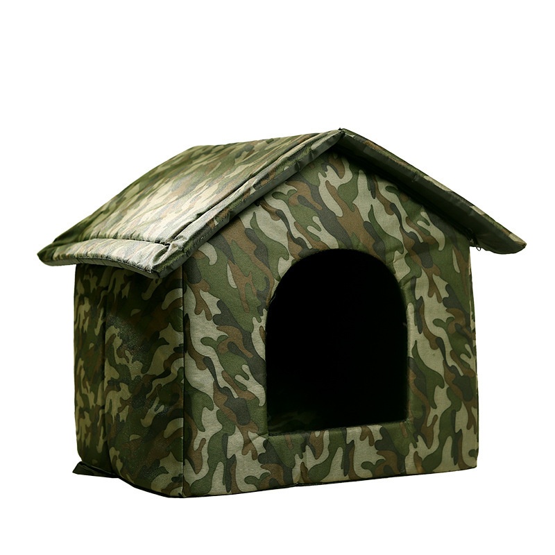 Outdoor Waterproof All-Season Closed Winter Warm Cat Shelter photo 6