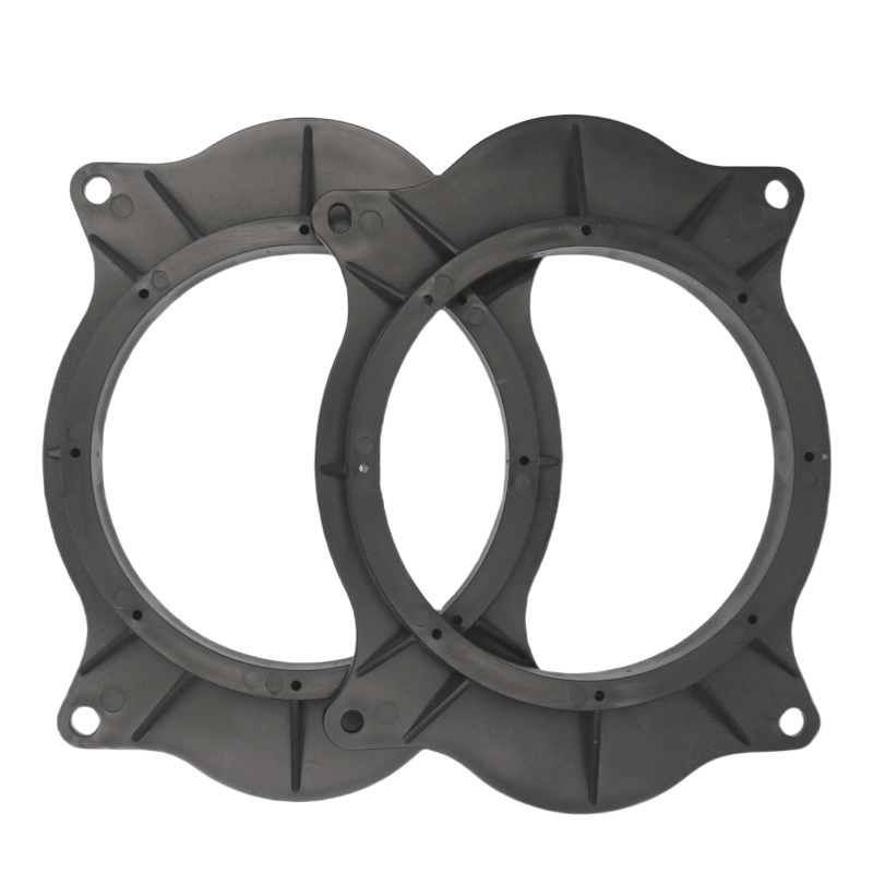 2pcs 6.5inch Black Door Speaker Adapter Spacer Rings Replacement For Levin With 2 Wire Harness Replacement photo 3