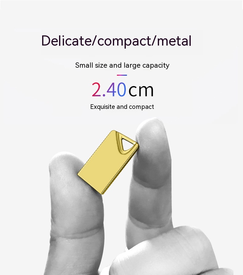 Car High-speed Music Really Lossless Mini Metal USB Drive photo 8