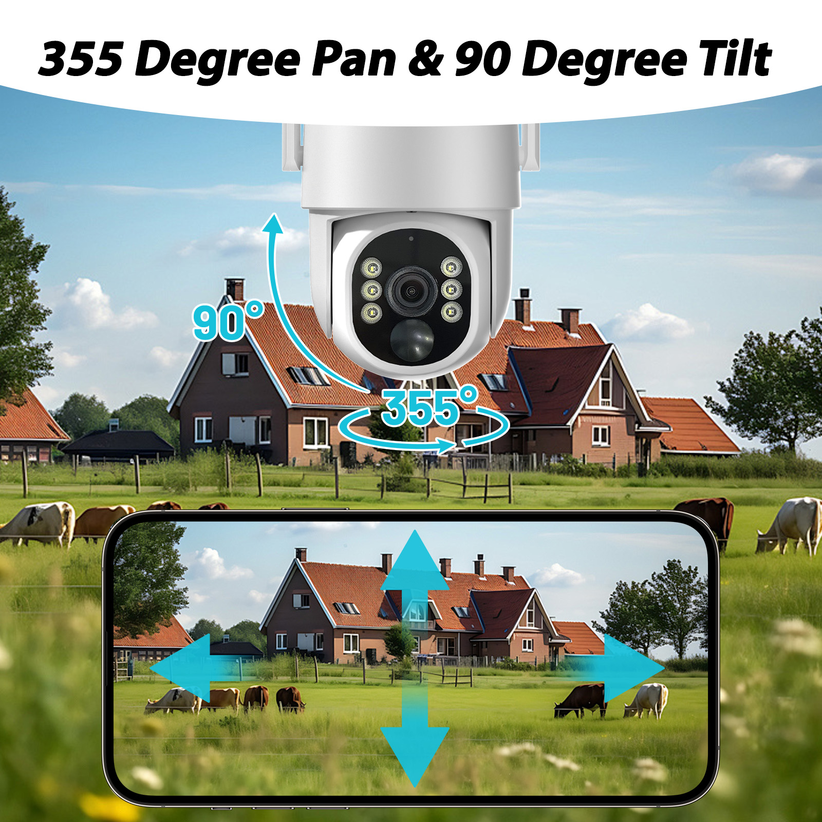 4G Rechargeable Battery PTZ CAMERA With 64GB Memory Card 4MP Dome Solar Camera CCTV Security 360 Degree Ip PTZ Camera photo 3