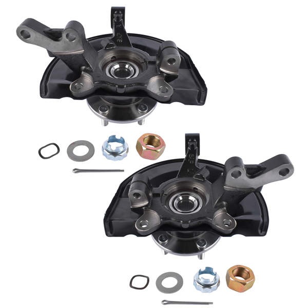 2x Front Wheel Bearing Hub Knuckle Assembly For 2007-2017 Patriot Compass photo 1