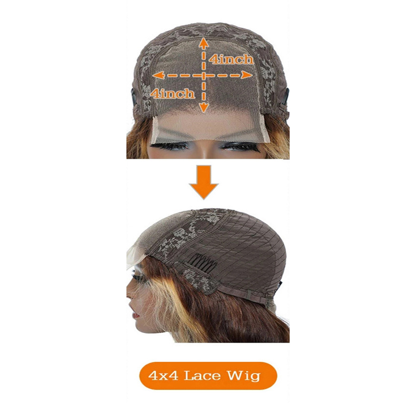 Wig Front Lace P4 27 Real Hair Headgear photo 5