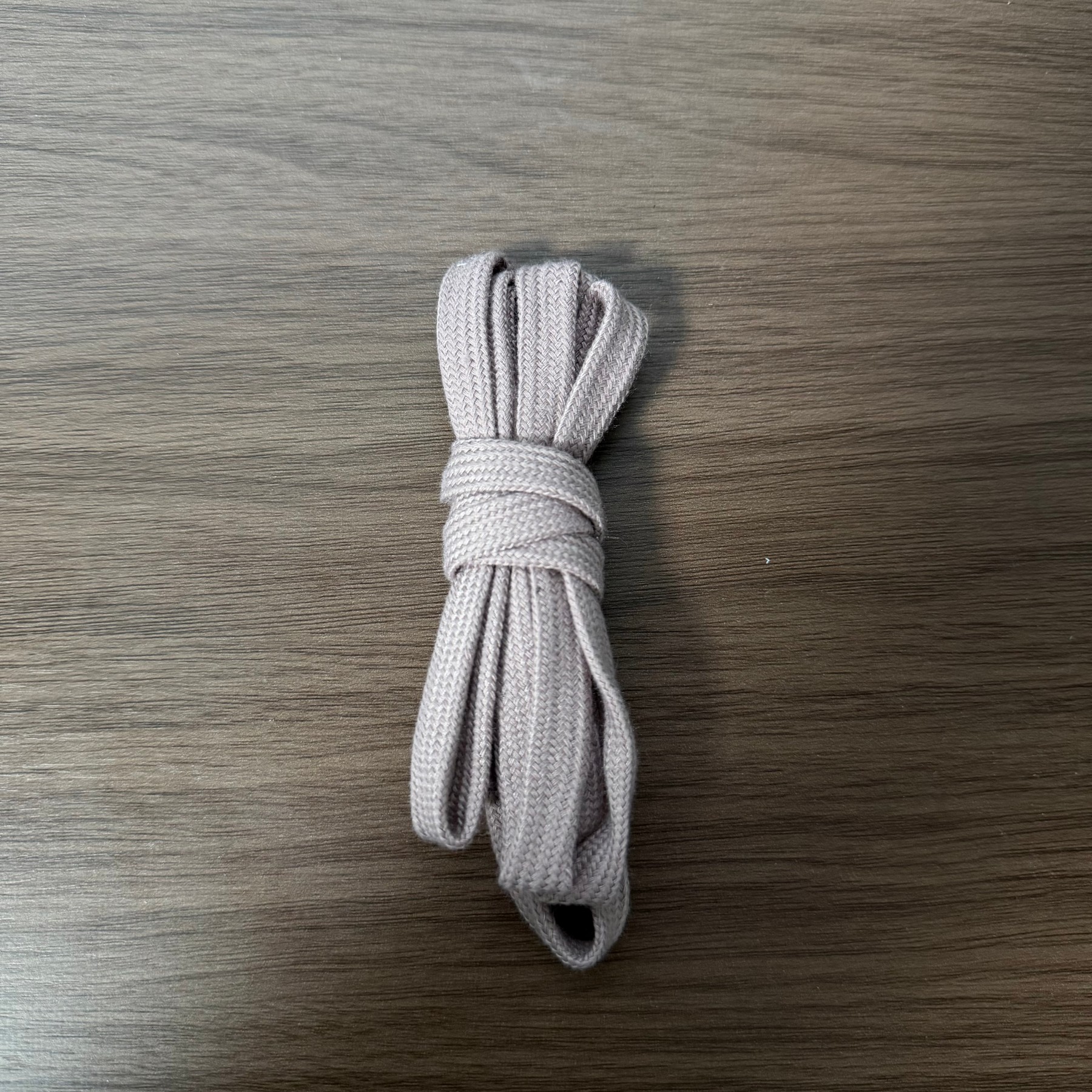 Flat Solid-Color Cotton Shoelaces photo 8