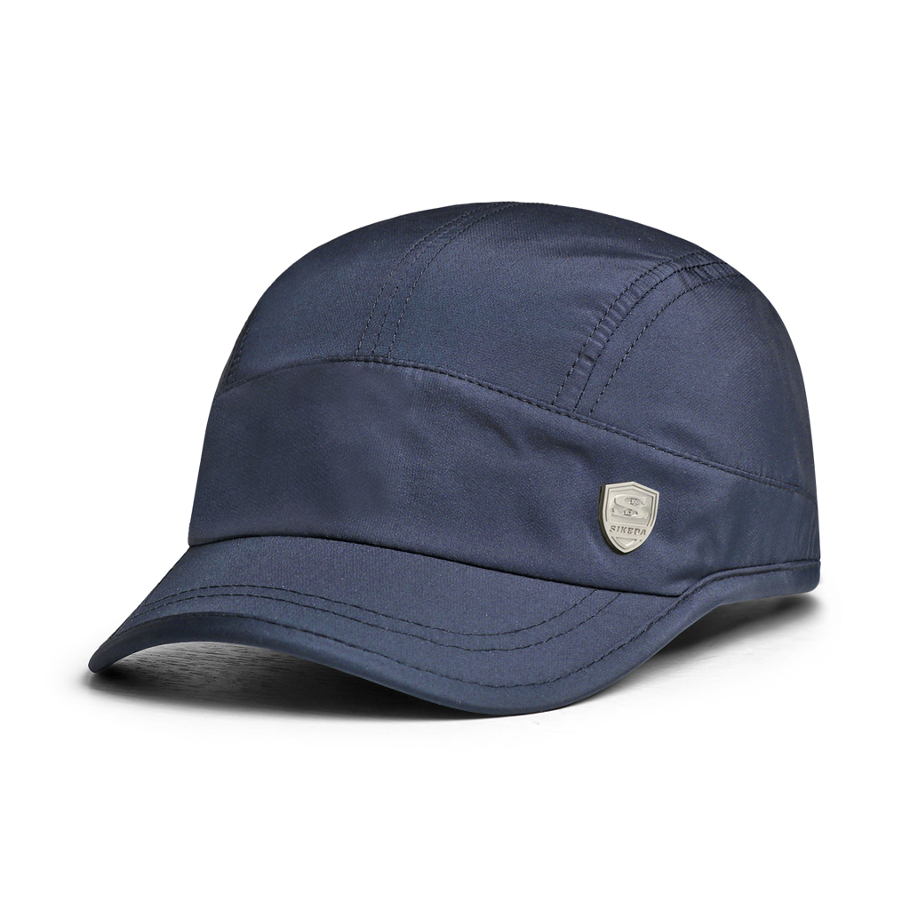 Lightweight, Breathable, Quick-drying Baseball Cap With Metal Emblem, Short Brim, Dome-shaped, Outdoor Casual Beanie Hat photo 6