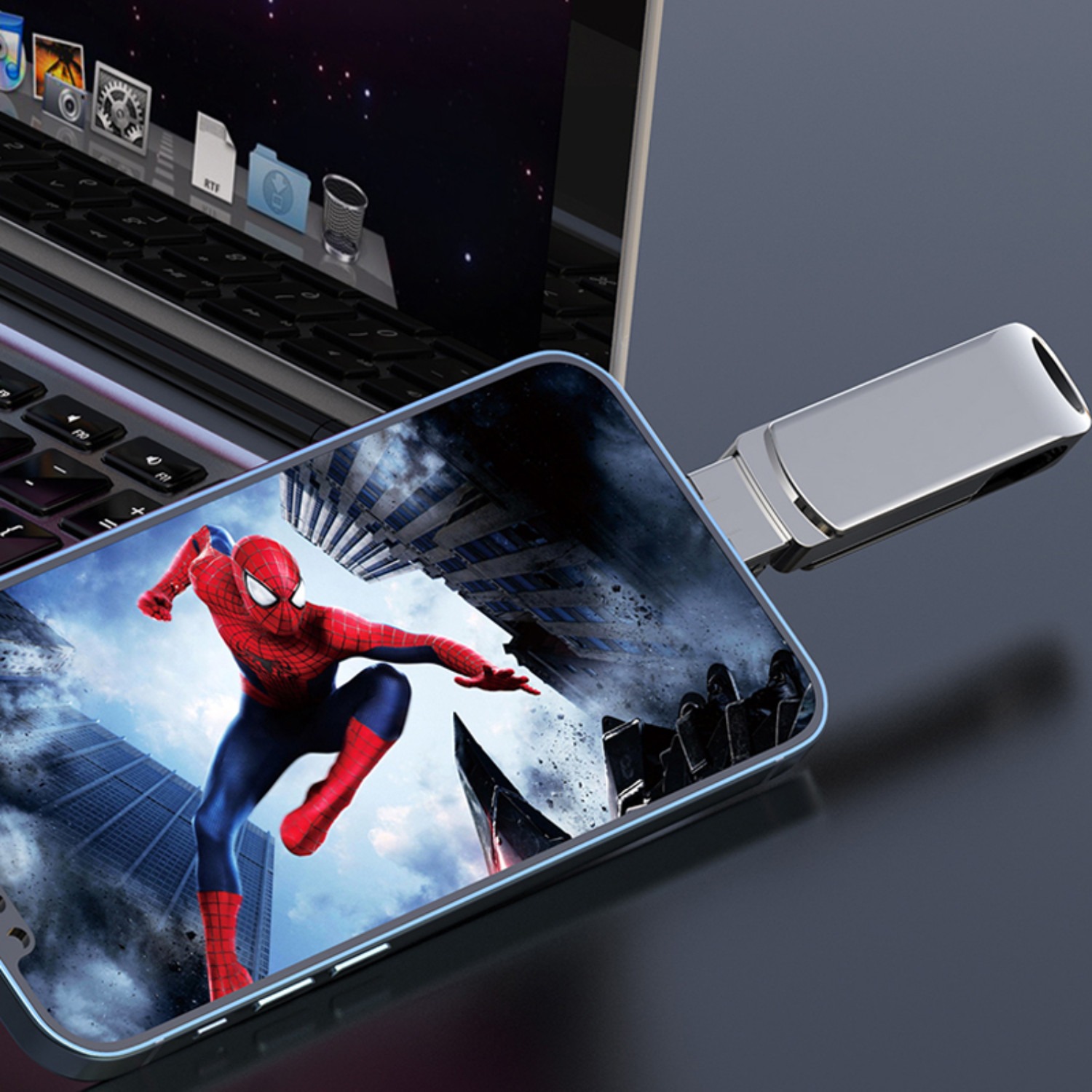 4 In 1 2TB USB 3.0  Drive Memory Stick For 13 14 15 16 Pro Max IPad photo 1