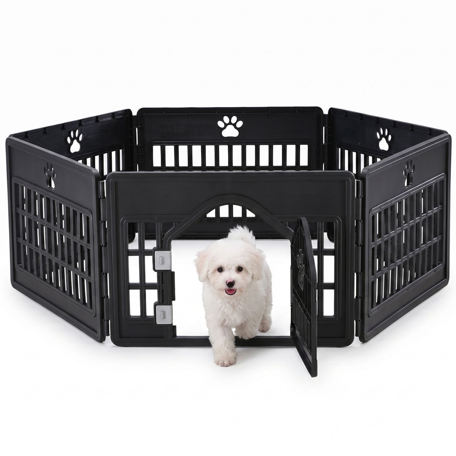 Plastic Dog With Movable Enclosure, Suitable For Small And Medium-sized Dogs, Cats And Rabbits. photo 3