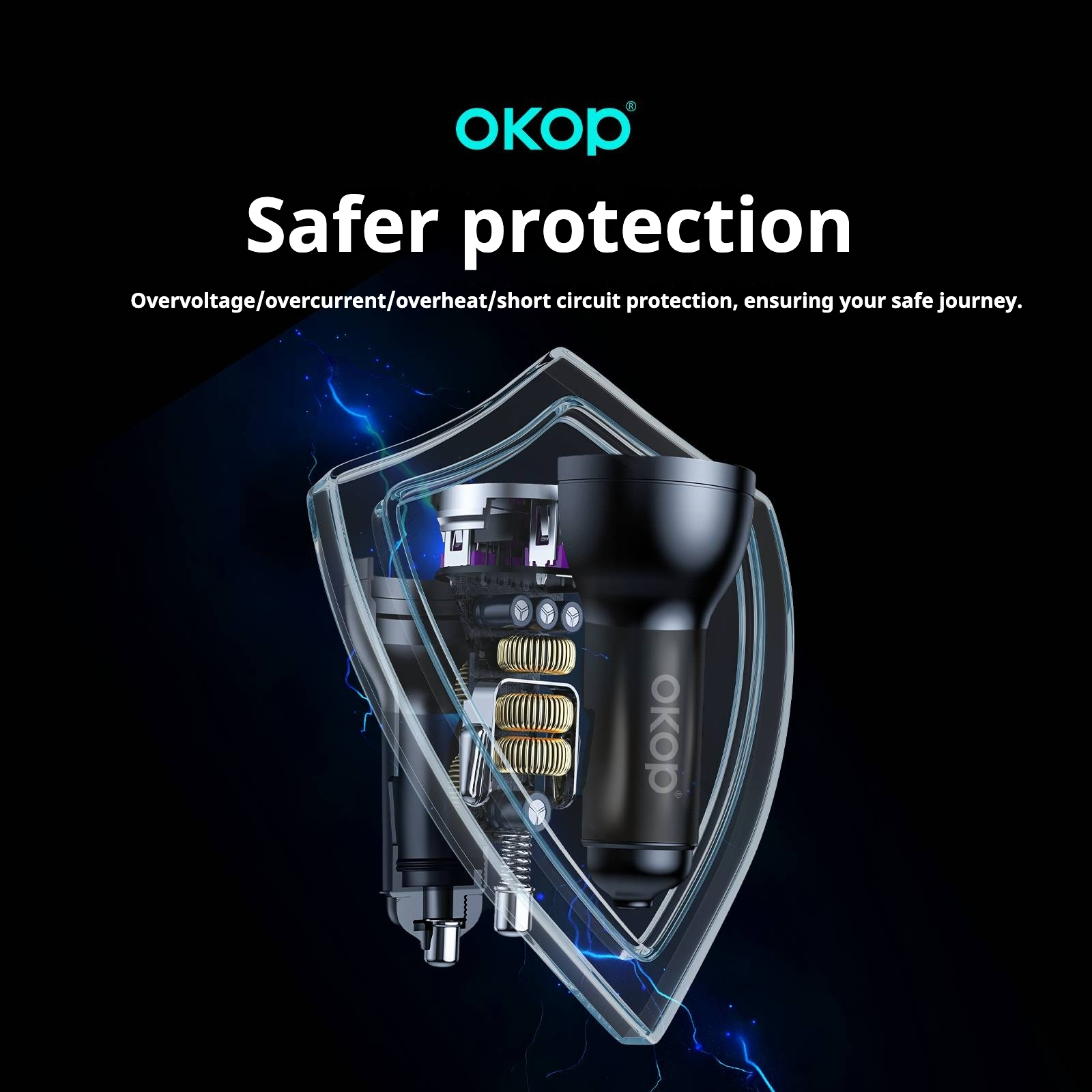KP-C101 Hot-selling Wholesale Car Charger With Super-fast Charging MP3 Player And USB Port In Stock photo 7