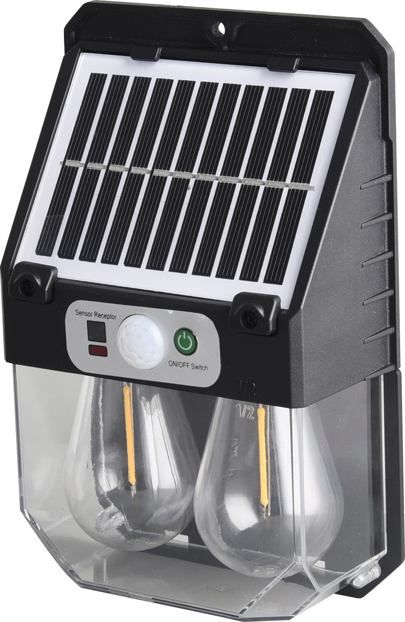 Solar Powered Rechargeable Motion Sensor LED Work Light 1200mAh For Auto W7116 2 0 8W photo 1