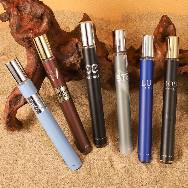 6pcs Set, 1.18fl.oz 35ml Each Bottle, Men's Eau De Toilette Spray, Long-Lasting Perfume, 6 Different Scent, Perfect For Dating, Daily Life, Parties, Gift Giving photo 4
