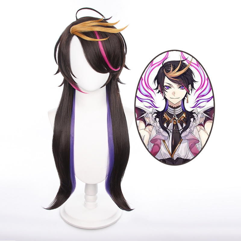 ShuYamino Cos Wig Highlights Long Trailing Hair photo 2