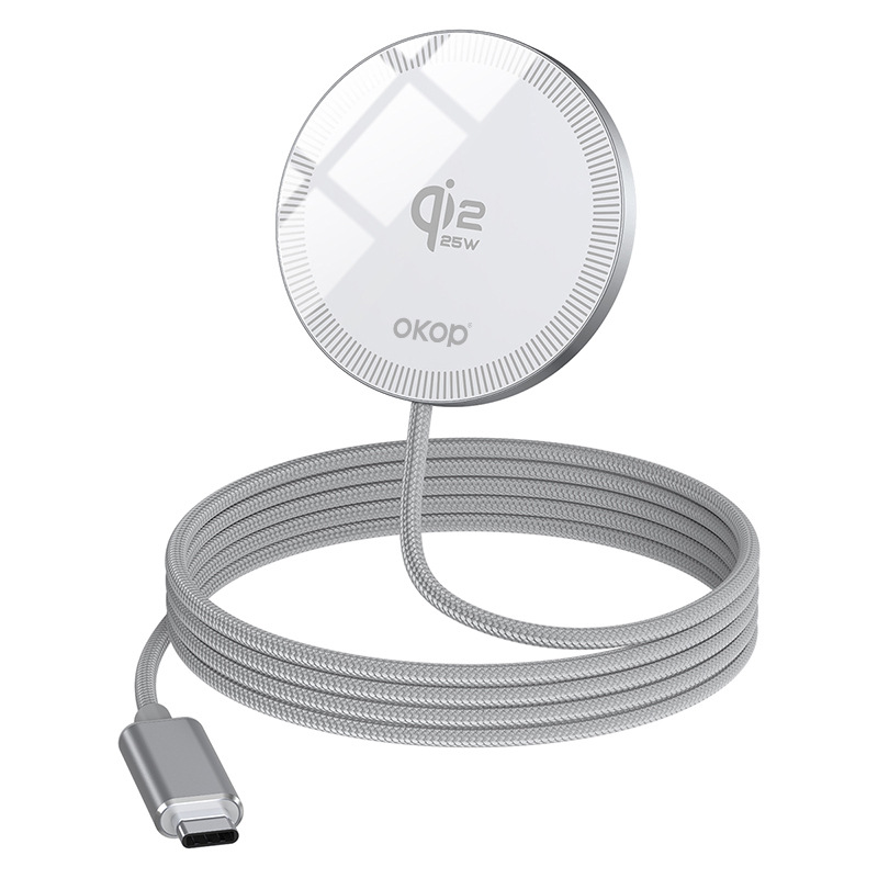 KP-325 Best-Selling 25W High-Power Magnetic Wireless Fast Charger Qi2 Compatible Low-Temperature Ultra-Slim Design For IPhon photo 2