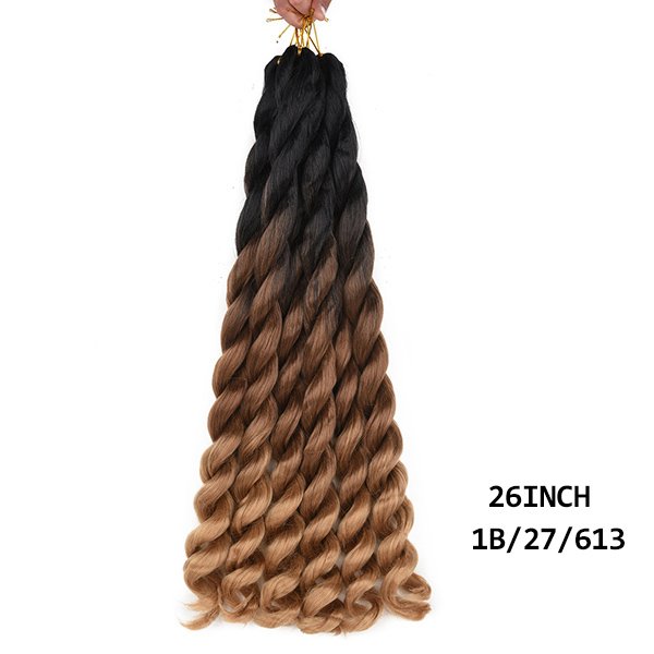 Big Curly Dirty Braid Crochet Wig photo 3