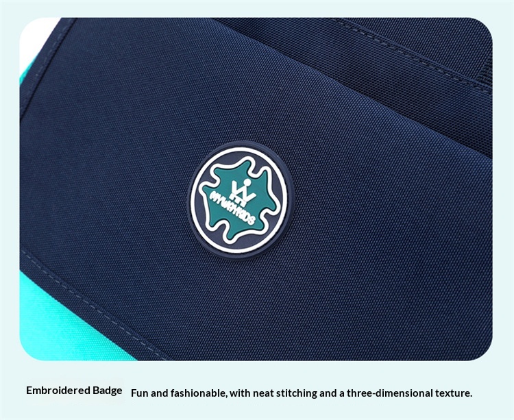 Primary School Student Printing And Tutoring Bag, Three Hand Bag, Children's One Shoulder Hand-held Printing Logo Tutoring Bag, Art File Bag - Green photo 4