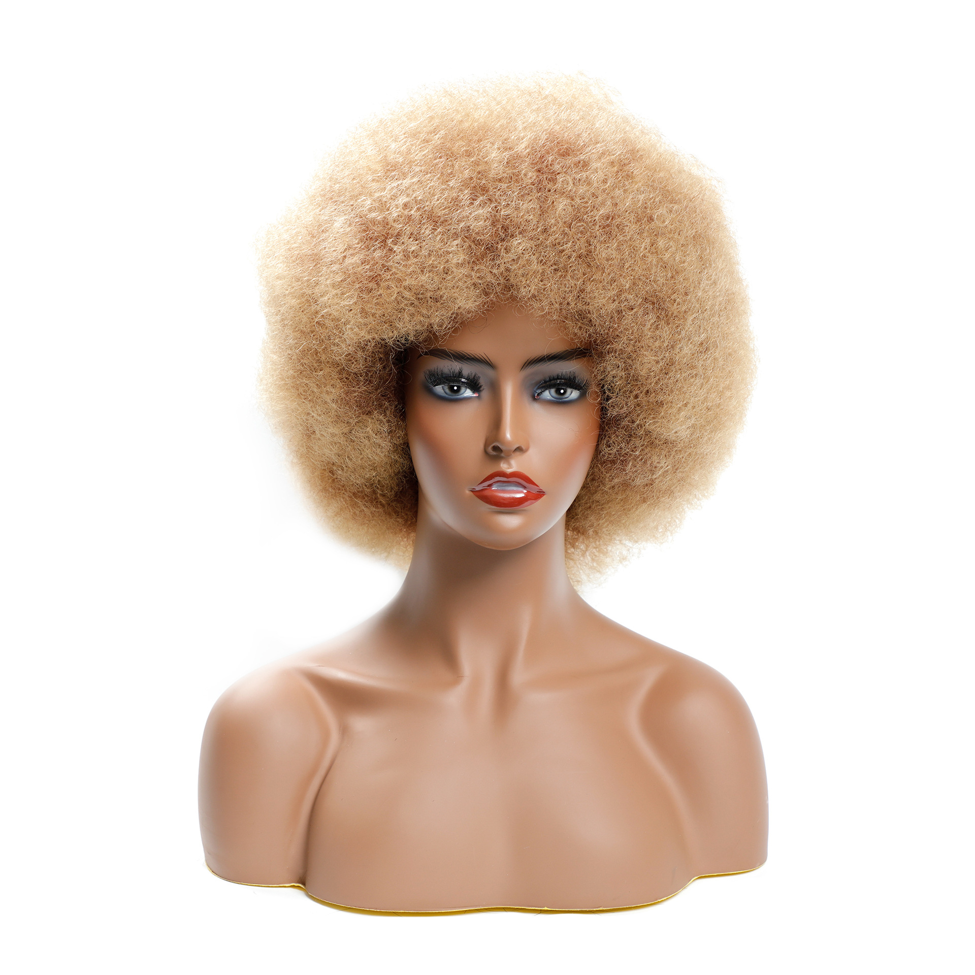 Microwave Short Curly Hair Fluffy Explode Wig Headgear photo 1