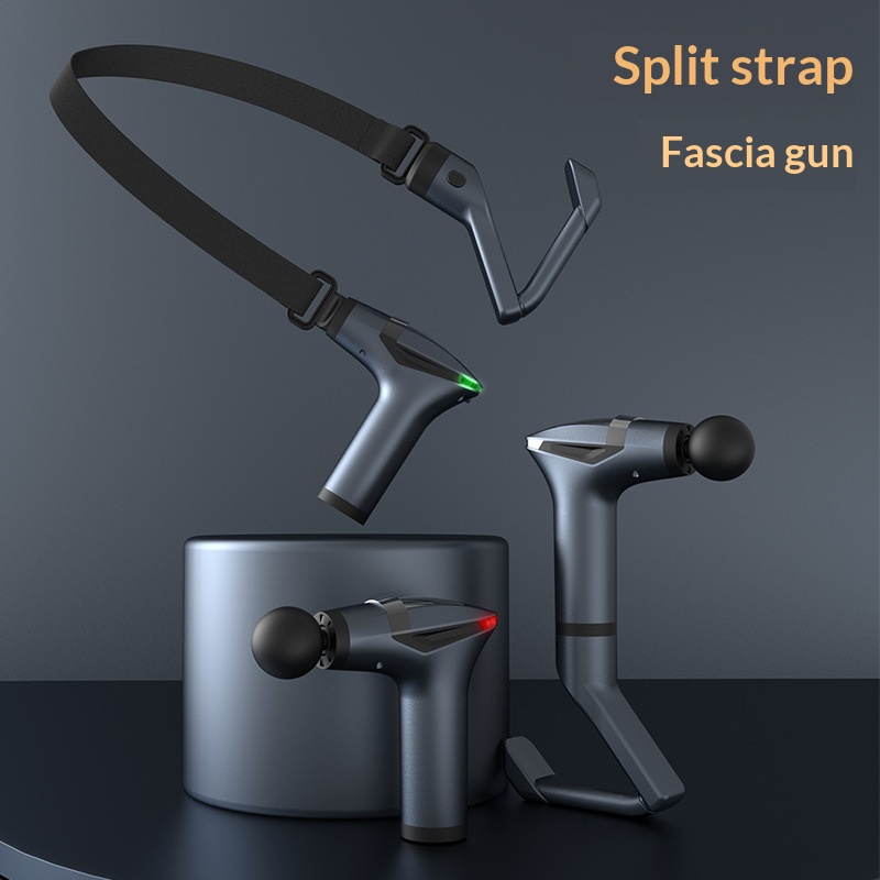 Cross-Border 887 Split-Type Silent Fascia Gun With Detachable Handle, Vibration Belt, Massage Muscle Fitness Gun photo 1