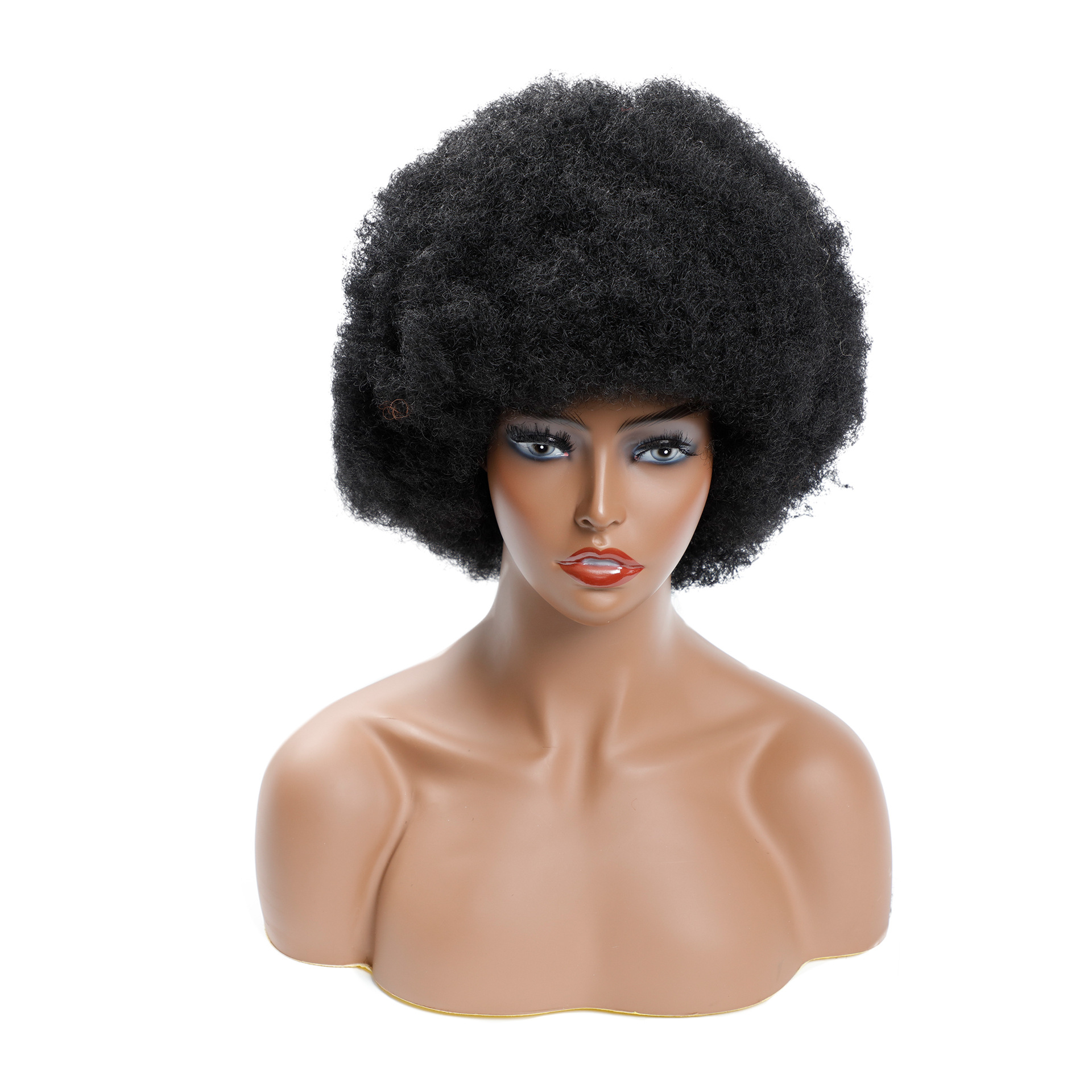 Microwave Short Curly Hair Fluffy Explode Wig Headgear photo 2