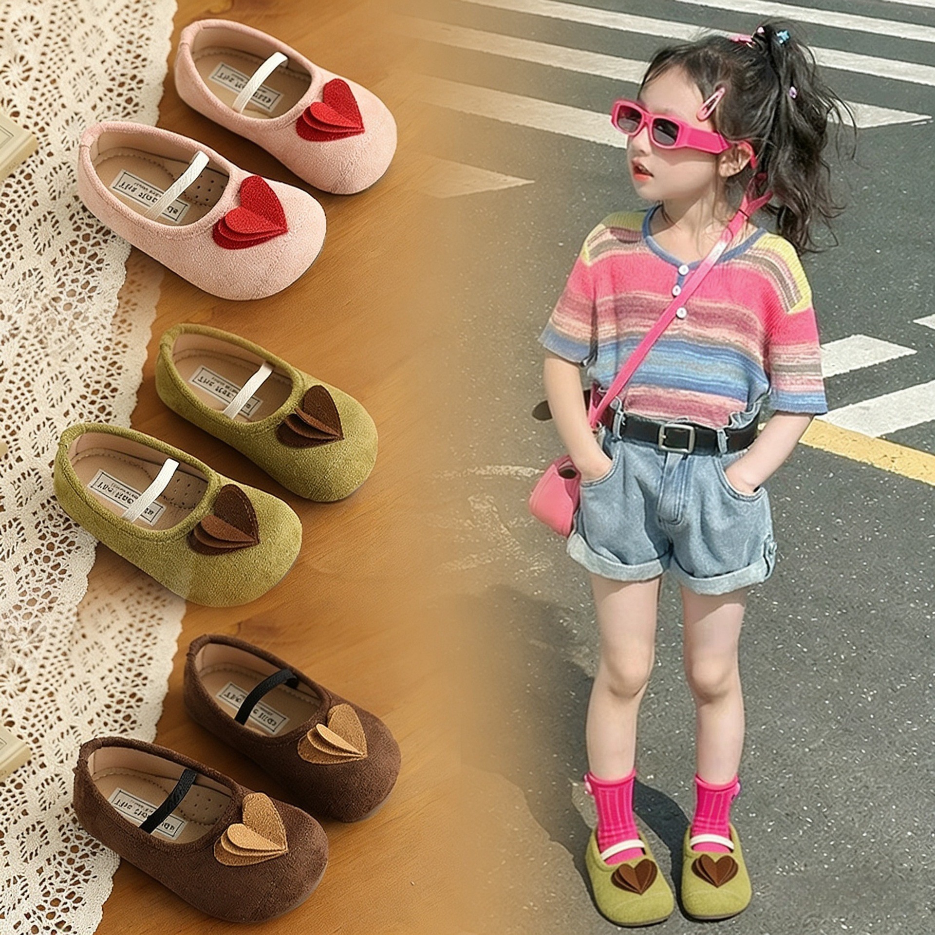 2026 Spring New Kids Loafers, Cute Princess Leather Shoes, Casual Dance Flat Shoes For Toddler Baby Girls photo 1