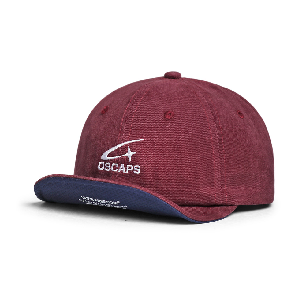 Japanese-style Soft-brimmed Color-matched Letter Baseball Cap With A Soft Top, Casual Fedora Hat, Retro Casual Cap With A Brim photo 4