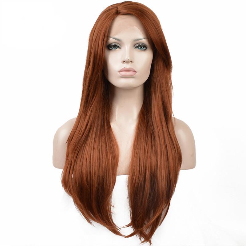 Synthetic Front Lace Long Curly Hair photo 1