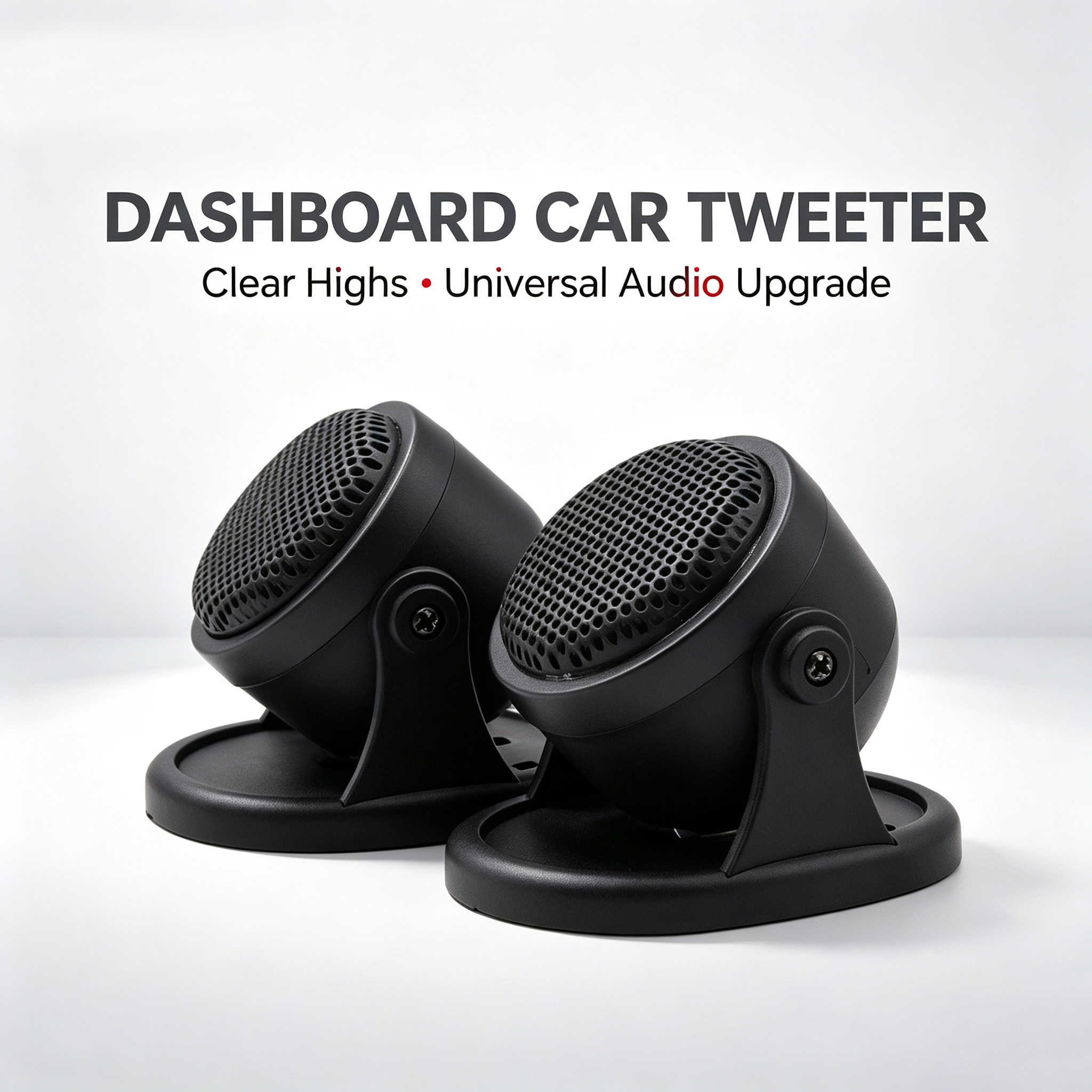 Car Tweeter Speaker 10W Universal Dashboard Mount Car Audio High Frequency Tweeter For Vehicle Sound System Upgrade photo 1