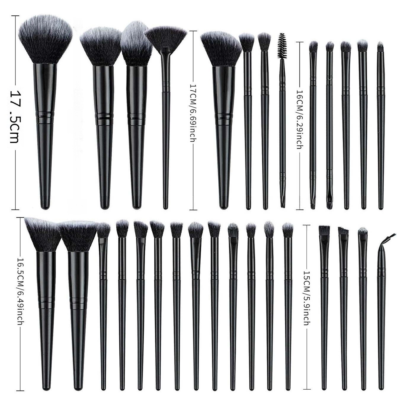 Premium 25PCS Makeup Brush Set Foundation Contour Blush Cosmetic Beauty Tools photo 2