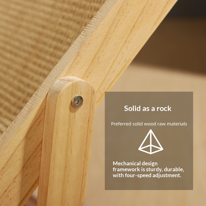Cat Scratching Board, Scratching Mat, Cat Nest, Integrated Solid Wood Sisal Mat, Scratch-Resistant And Not Easy To Shed, Cat Lounge Chair, Rocking Bed, Pet Supplies photo 4