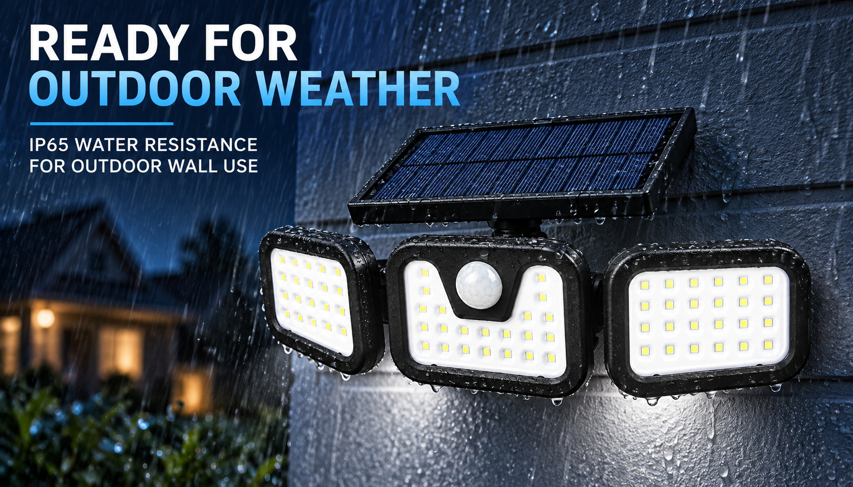 Solar Powered Rechargeable Motion Sensor Waterproof LED Work Light For Auto Repair W771A 1x 18650 photo 3