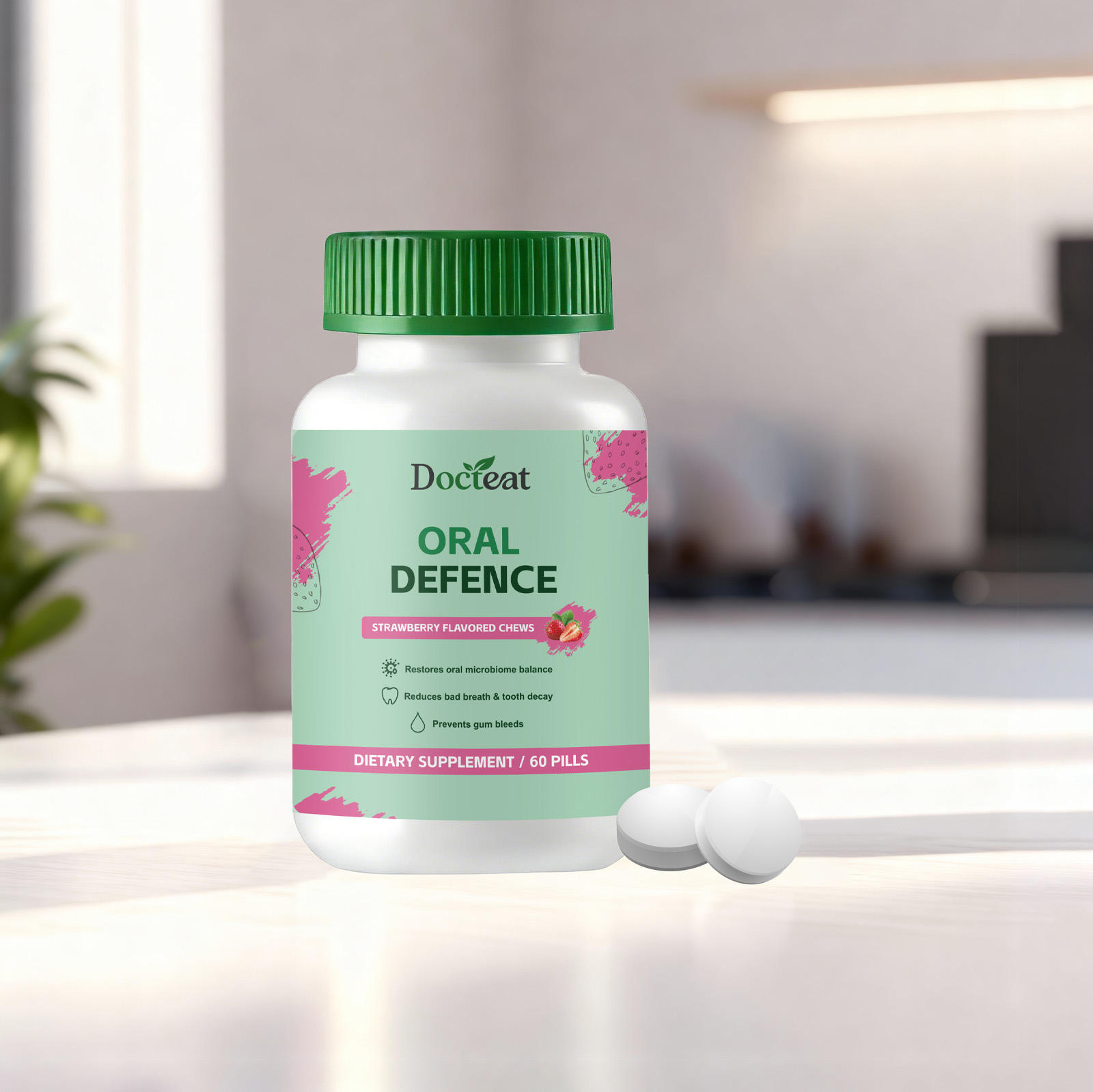 Oral Microbial Support Tablets Input 60 Tablets-Bottle photo 1