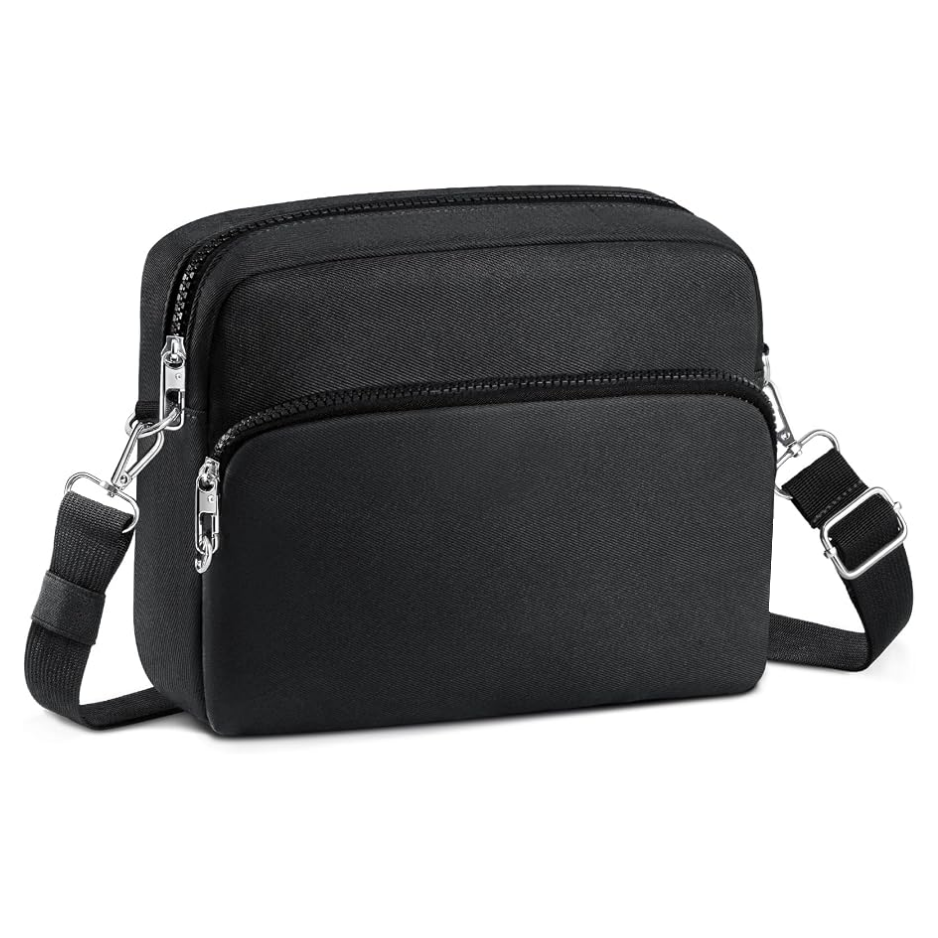 Anti-Theft Crossbody Travel Bag For Women Men, Lightweight Shoulder Bag Classic Design For Trip, Daily Use, Sport photo 2